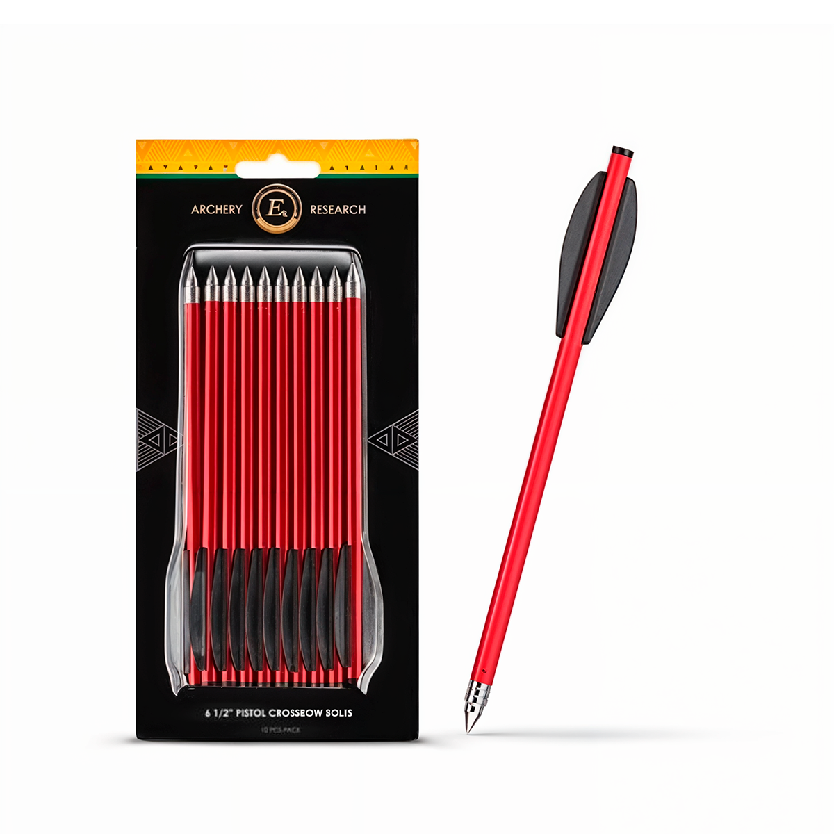 6 1/2 Aluminum Bolt Red/10 Pack (ek)