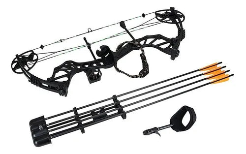 Kit Arco Composto Man Kung MK-CB60BK Completo 55 Lbs