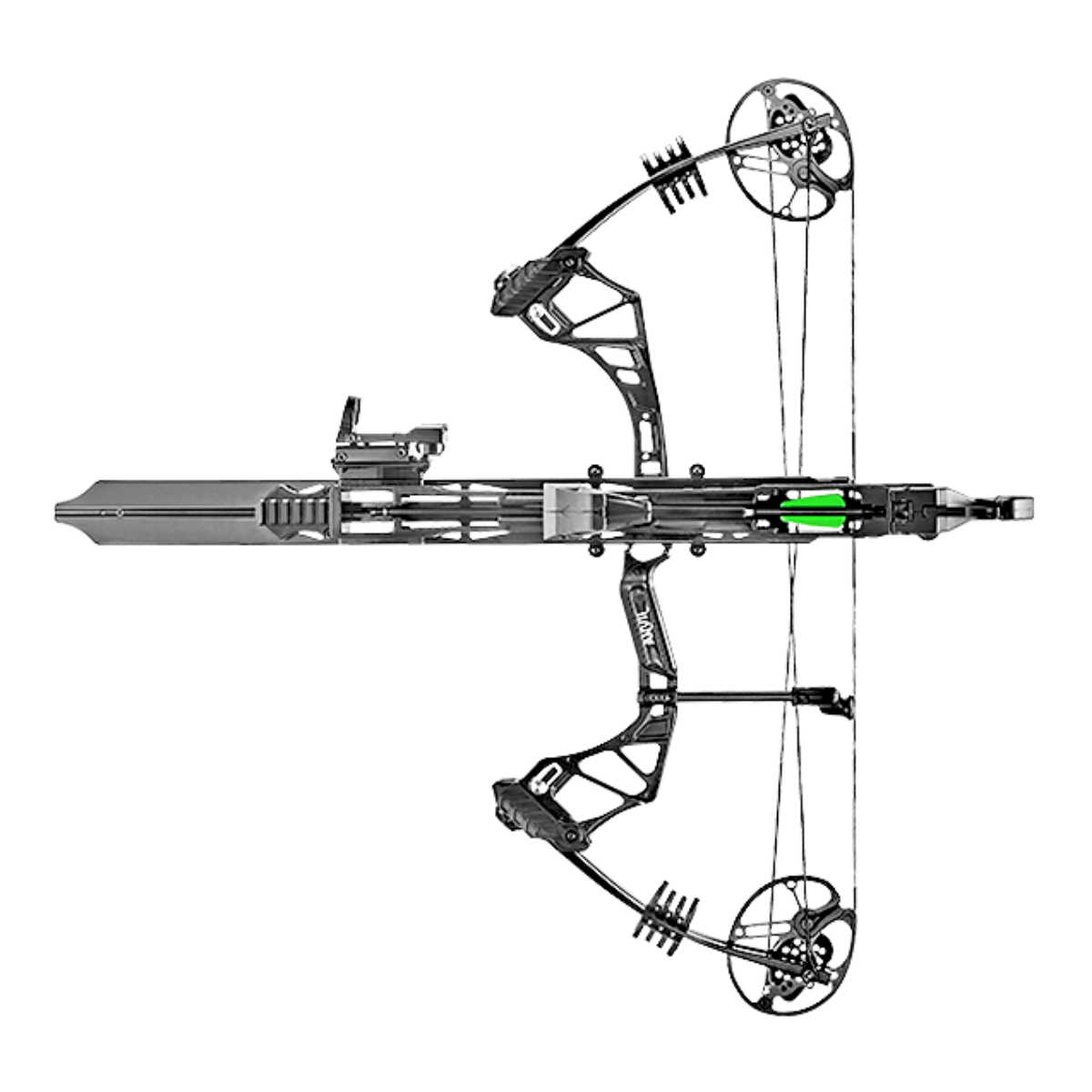 Arco Whipshot Ek Archery Sistema Com Magazine Preto Destro